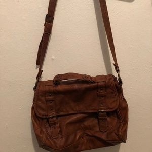 Brown Long Strap Purse